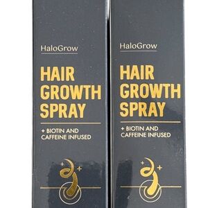 HALOGROW Hair Growth Spray 2-Pack 50ml Biotin & Caffeine Infused Treatment. New!